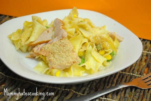 turkeycasserole2 turkey noodle casserole