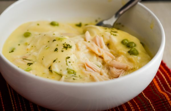 slow cooker chicken and dumplings with biscuits