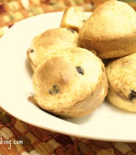 chocolate chip cookie dough muffins