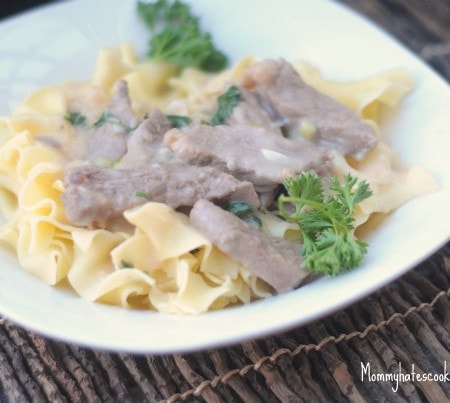 beef stroganoff