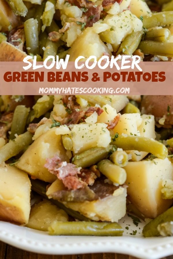 Slow Cooker Green Beans and Potatoes 