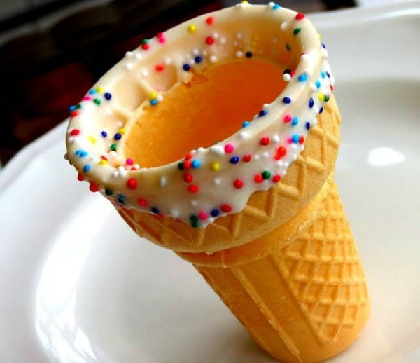 dipped ice cream cones
