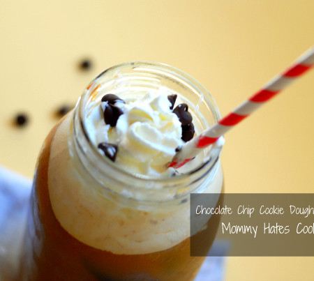 chocolate chip cookie dough iced latte