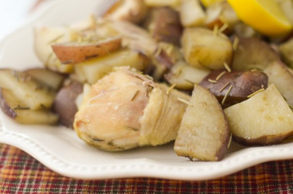Slow Cooker Rosemary Chicken and Potatoes