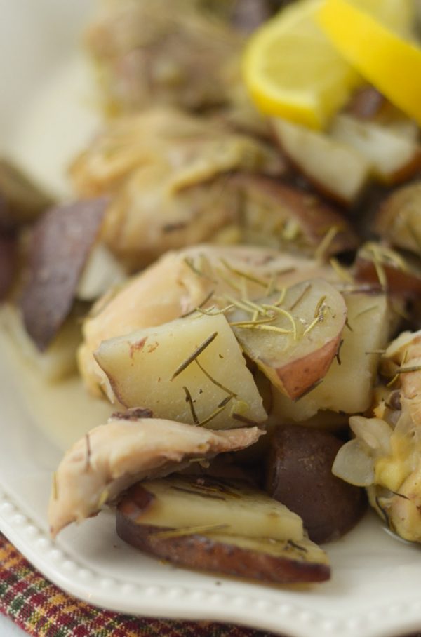 Slow Cooker Rosemary Chicken and Potatoes