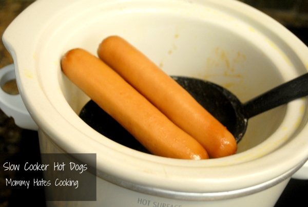 slow cooker hot dogs