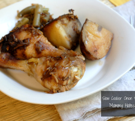 slow cooker onion soup chicken