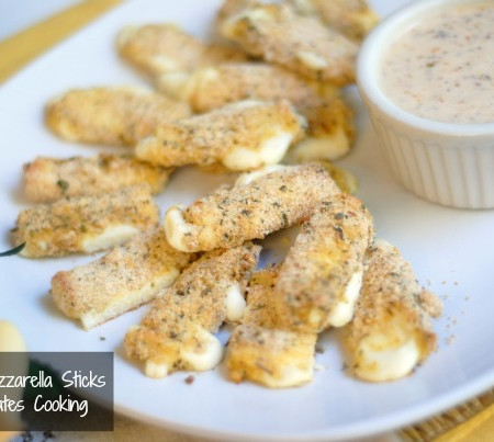 kraft anything dressing and baked mozzarella sticks