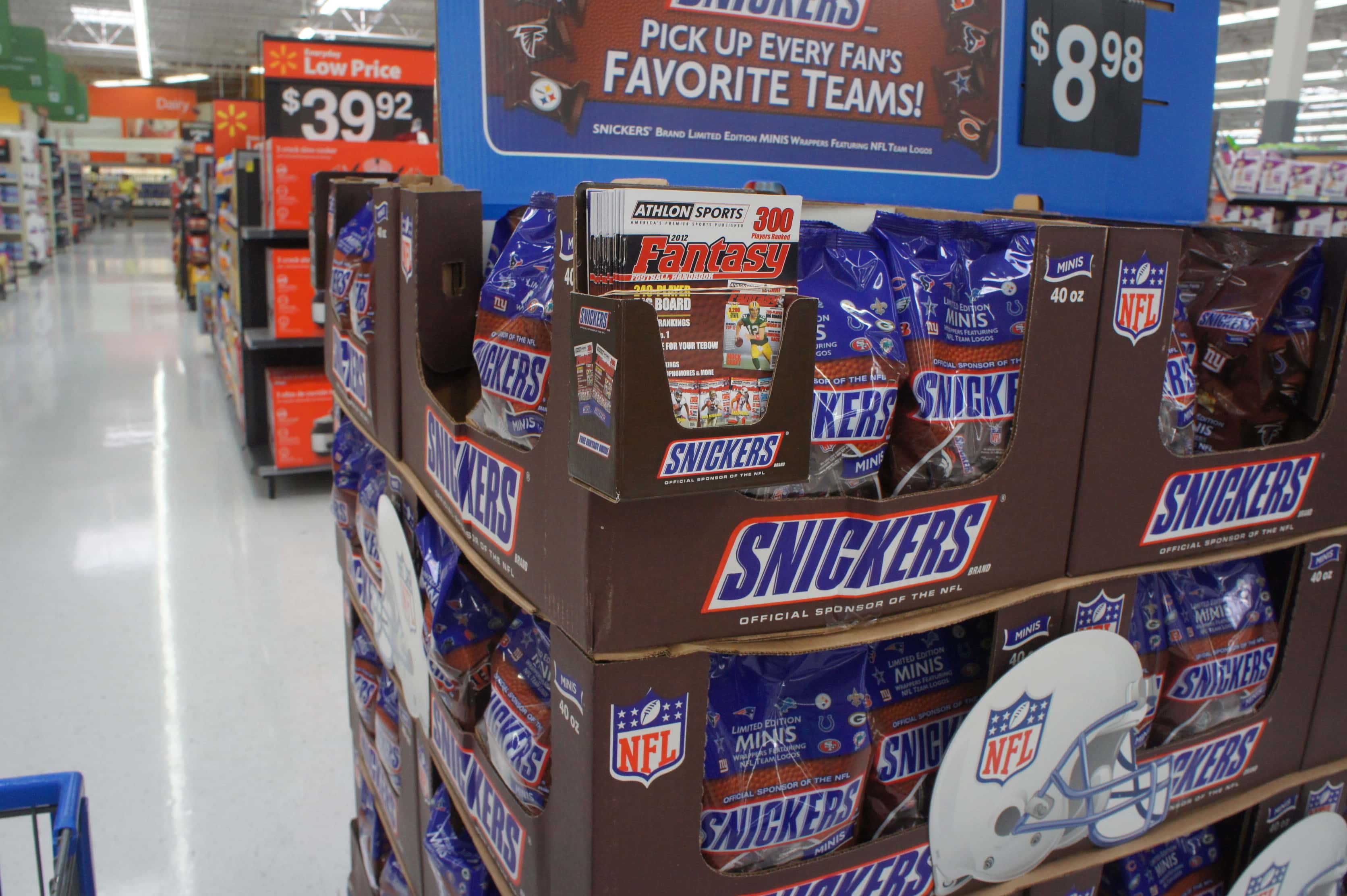 snickers nfl minis