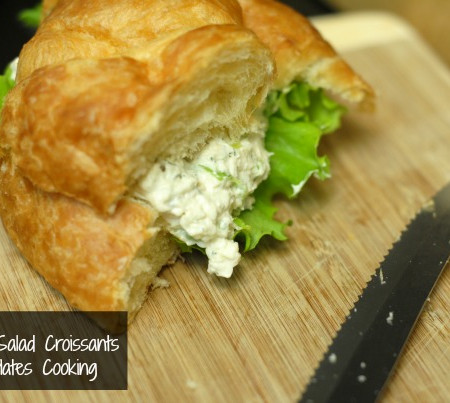 chicken salad croissants