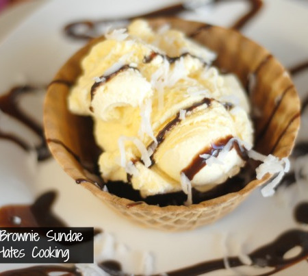 coconut chocolate brownie cups