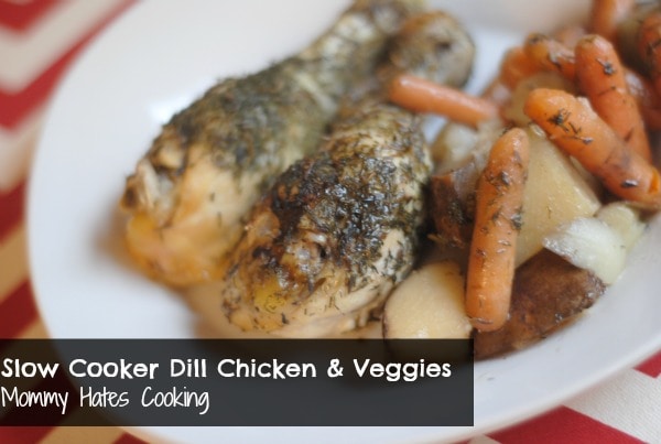 Slow Cooker Dill Chicken & Veggies