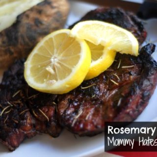 Grilled Rosemary Lemon Steaks