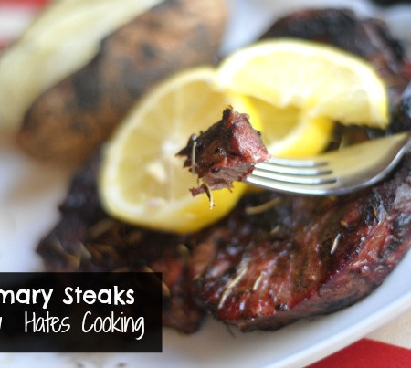 Grilled Rosemary Steaks