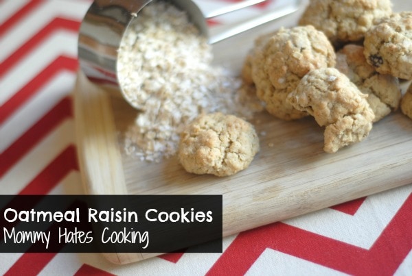 Gluten Free Oatmeal Raisin Cookies