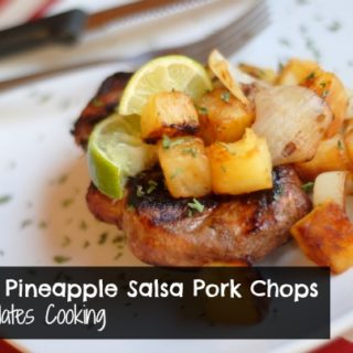 Grilled Pineapple Salsa Pork Chops
