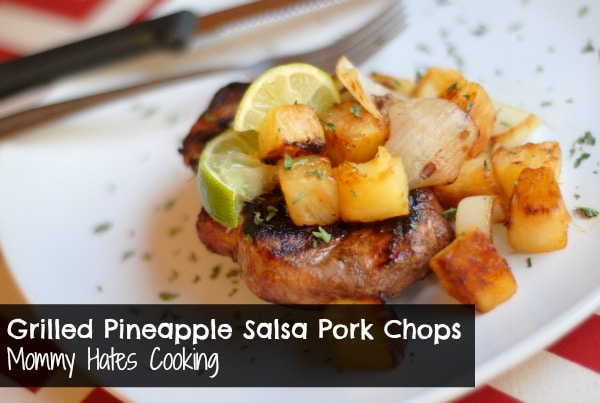 Pineapple Salsa Pork Chops