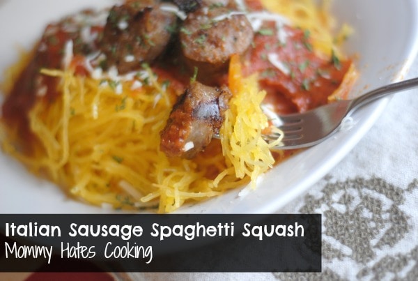 Italian Sausage Spaghetti Squash