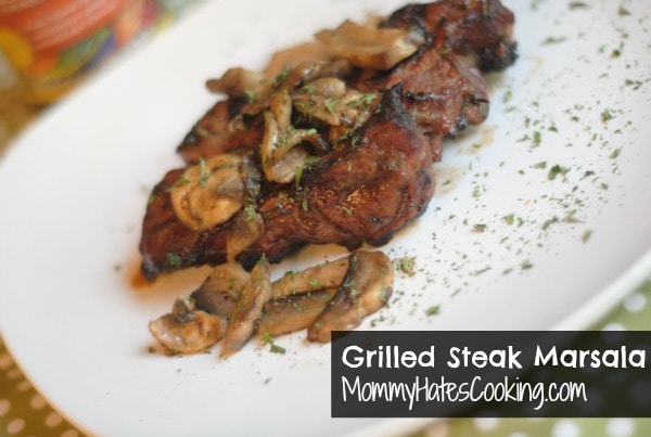 Grilled Steak Marsala
