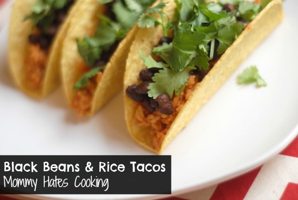 Black Beans & Rice Tacos