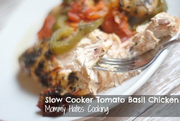 Slow Cooker Tomato Basil Chicken