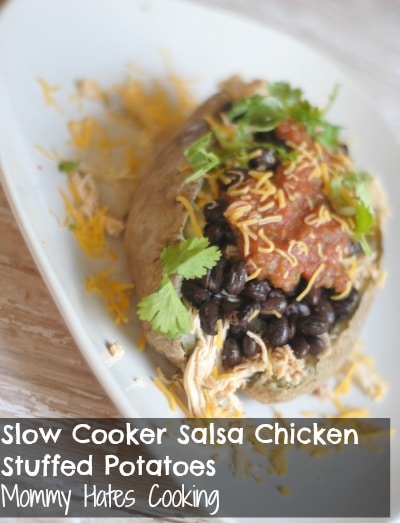 Slow Cooker Salsa Chicken 