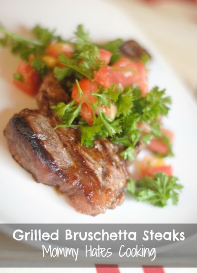Grilled Bruschetta Steaks