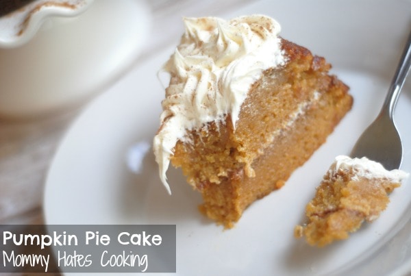 Pumpkin Pie Cake {Gluten Free Optional}