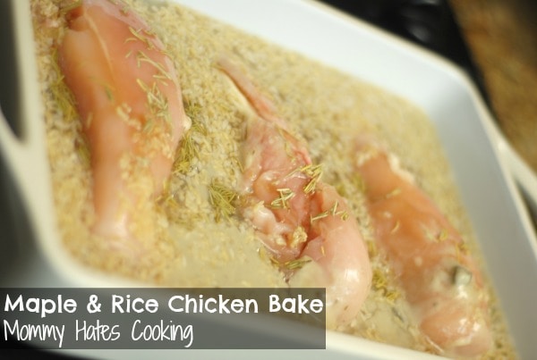 Maple & Rice Chicken Bake