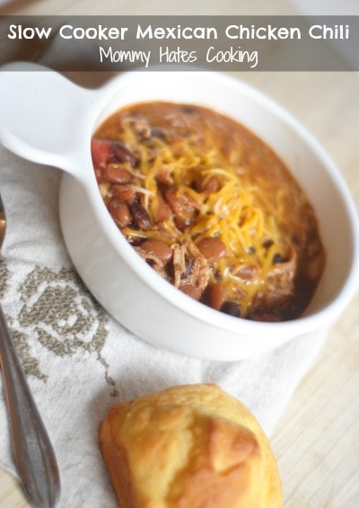 Slow Cooker Mexican Chicken Chili