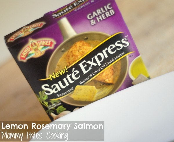 Lemon Rosemary Salmon with #SauteExpress #shop #cbias