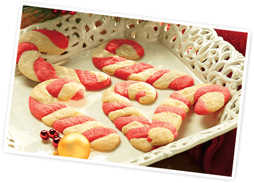 Holiday Baking & Candy Cane Cookies