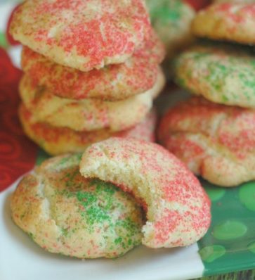 Christmas Snickerdoodle Cookies
