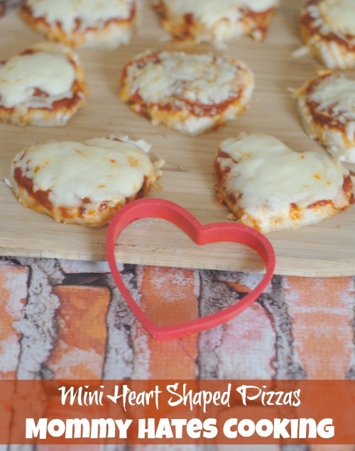 Mini Heart Shaped Pizzas I Mommy Hates Cooking
