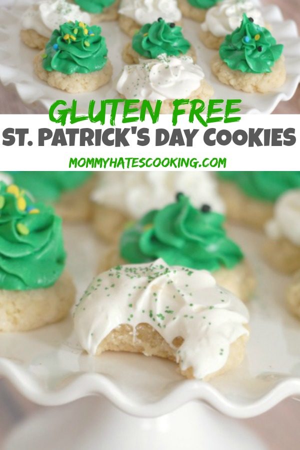 gluten-free st. patrick's day sugar cookies