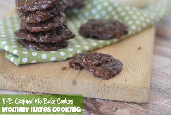 PB Chocolate Oatmeal No Bake Cookies I Mommy Hates Cooking