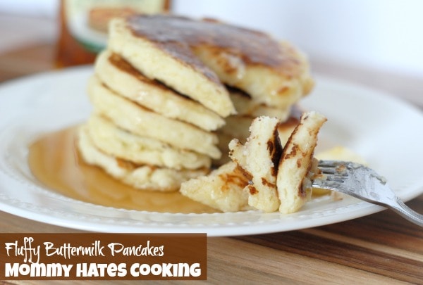 Fluffy Buttermilk Pancakes I Mommy Hates Cooking