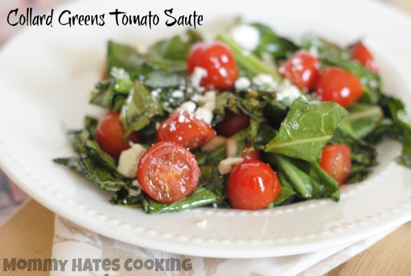 Collard Greens Tomato Saute I Mommy Hates Cooking