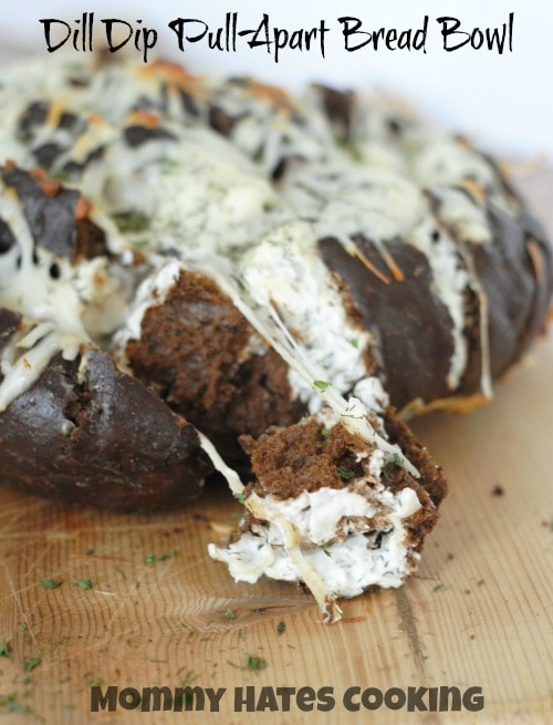 Dill Dip Pull-Apart Bread Bowl I Mommy Hates Cooking