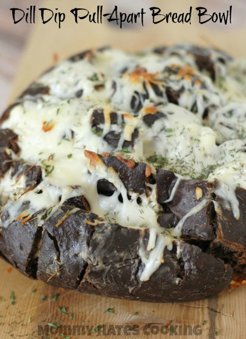 Dill Dip Pull-Apart Bread Bowl I Mommy Hates Cooking