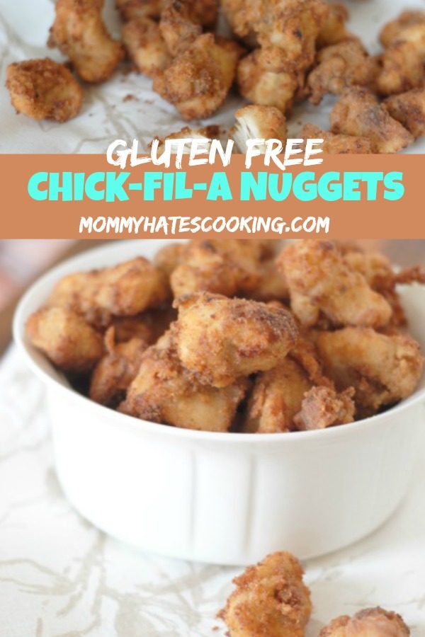 Copycat Gluten Free Chick-Fil-A Nuggets #GlutenFree
