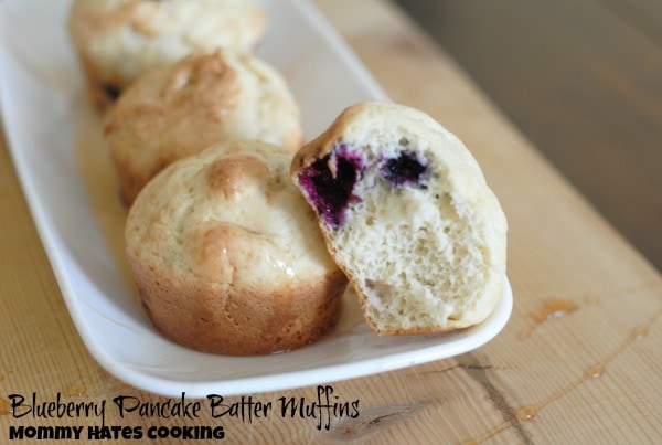 Blueberry Pancake Batter Muffins I Mommy Hates Cooking