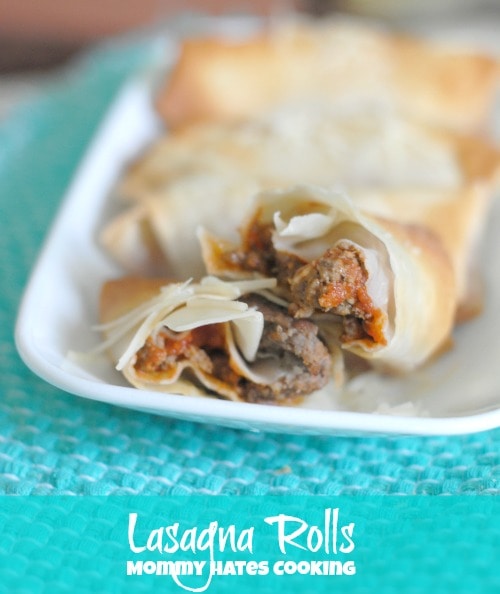 Lasagna Rolls I Mommy Hates Cooking 