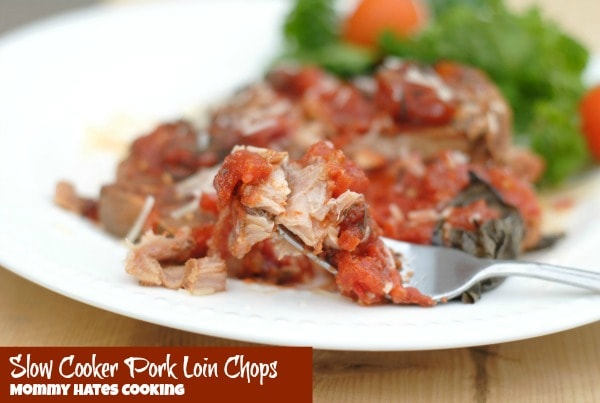 Slow Cooker Italian Pork Loin Chops I Mommy Hates Cooking