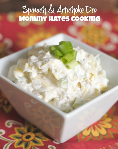 Spinach & Artichoke Dip I Mommy Hates Cooking #MIRACLEWHIP #ad