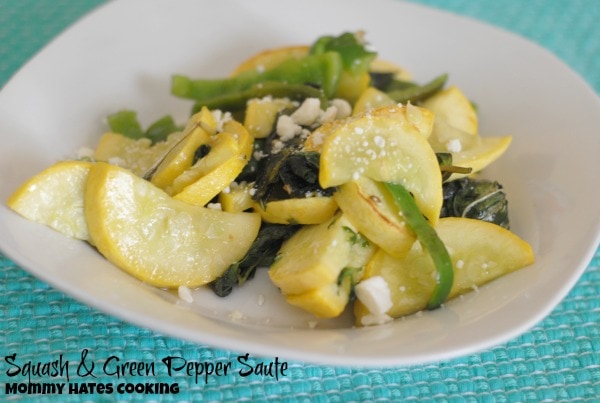 Squash & Green Pepper Saute I Mommy Hates Cooking