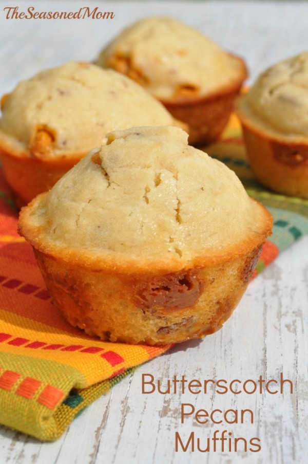Butterscotch Pecan Muffins from The Seasoned Mom & Make Bake Create