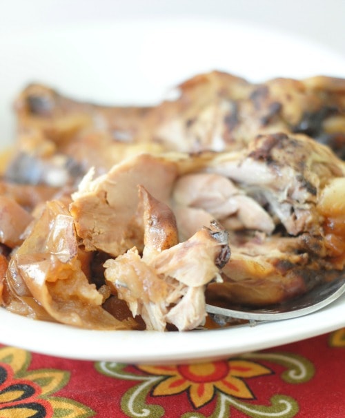 Slow Cooker Maple Apple Chicken I Mommy Hates Cooking