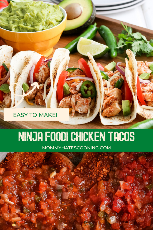 Ninja Foodi Chicken Tacos
