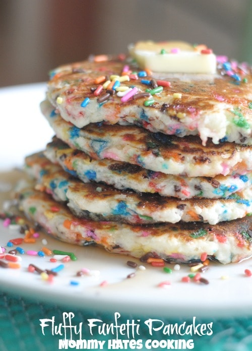Fluffy Funfetti Pancakes I Mommy Hates Cooking